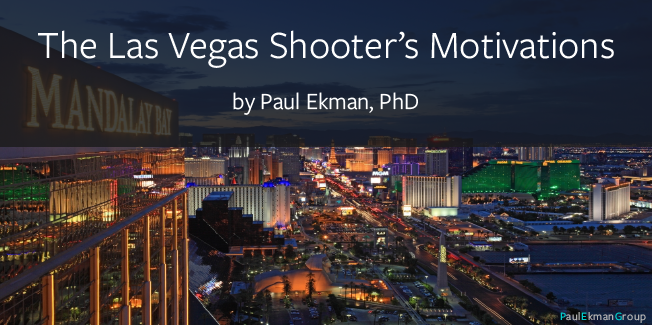 Las Vegas Shooter's Motivations