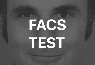facial action coding system FACS test